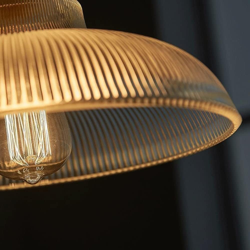 Chapeau Wide Ribbed Glass Pendant-Home & Garden > Lighting > Pendant Lights-Laren Fete-Small-Clear-Laren Fete
