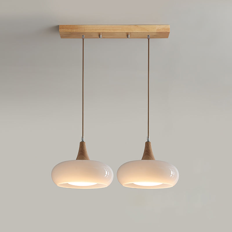 Chara Pendant Light | Amber Glass Shade, Modern Metal Accent for Kitchen Island Lighting 9