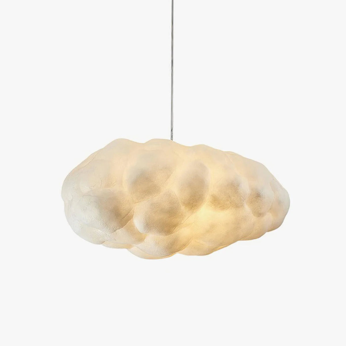 Cumulus Cloud Pendant – Warm Glow Dining Room Installation