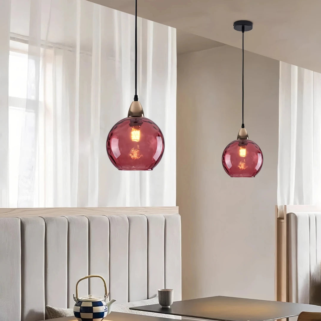 Cobalt Pendant Light | Adjustable Glass, Modern Kitchen Pendant Lighting 0