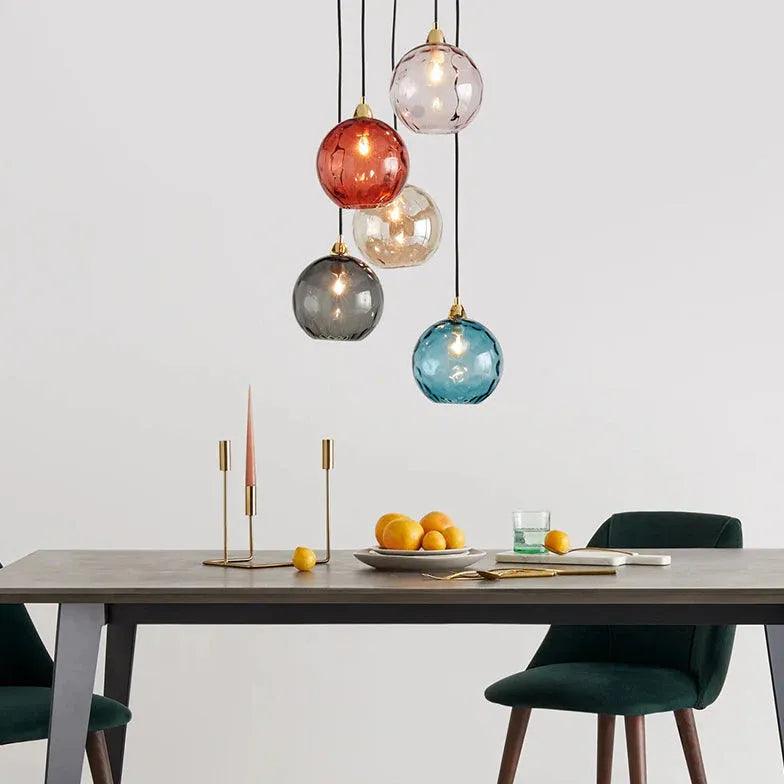 Cobalt Pendant Light | Adjustable Glass, Modern Kitchen Pendant Lighting 1