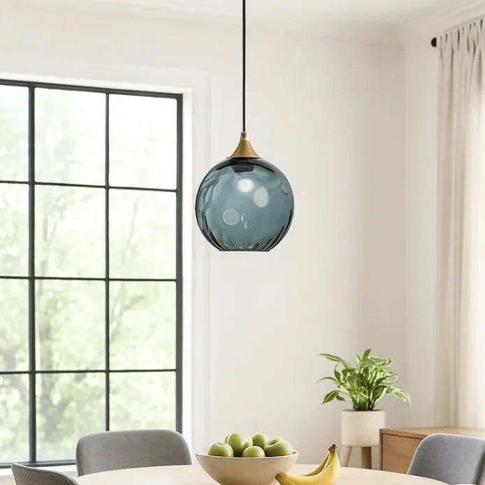 Cobalt Pendant Light | Adjustable Glass, Modern Kitchen Pendant Lighting 4