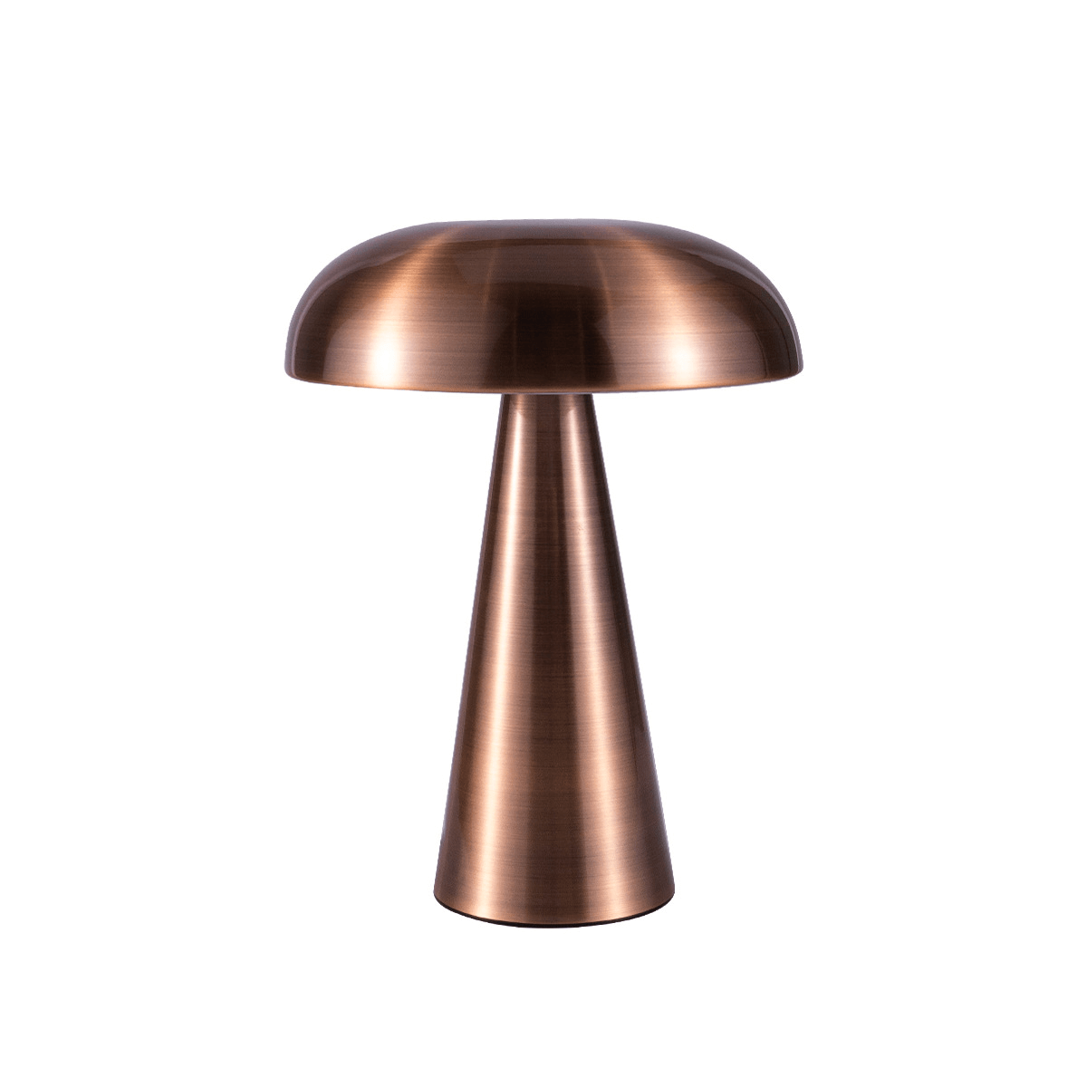Copa Cordless Mushroom Table Lamp-Home & Garden > Lighting > Table Lamps-Laren Fete-Copper-Laren Fete