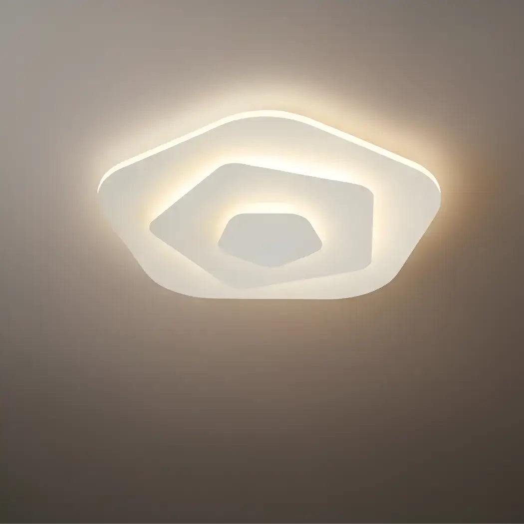 Crema Nordic Round Flush Mount Ceiling Light-Home & Garden > Lighting > Ceiling Lights-Laren Fete-A-Warm White (3000K)-Laren Fete