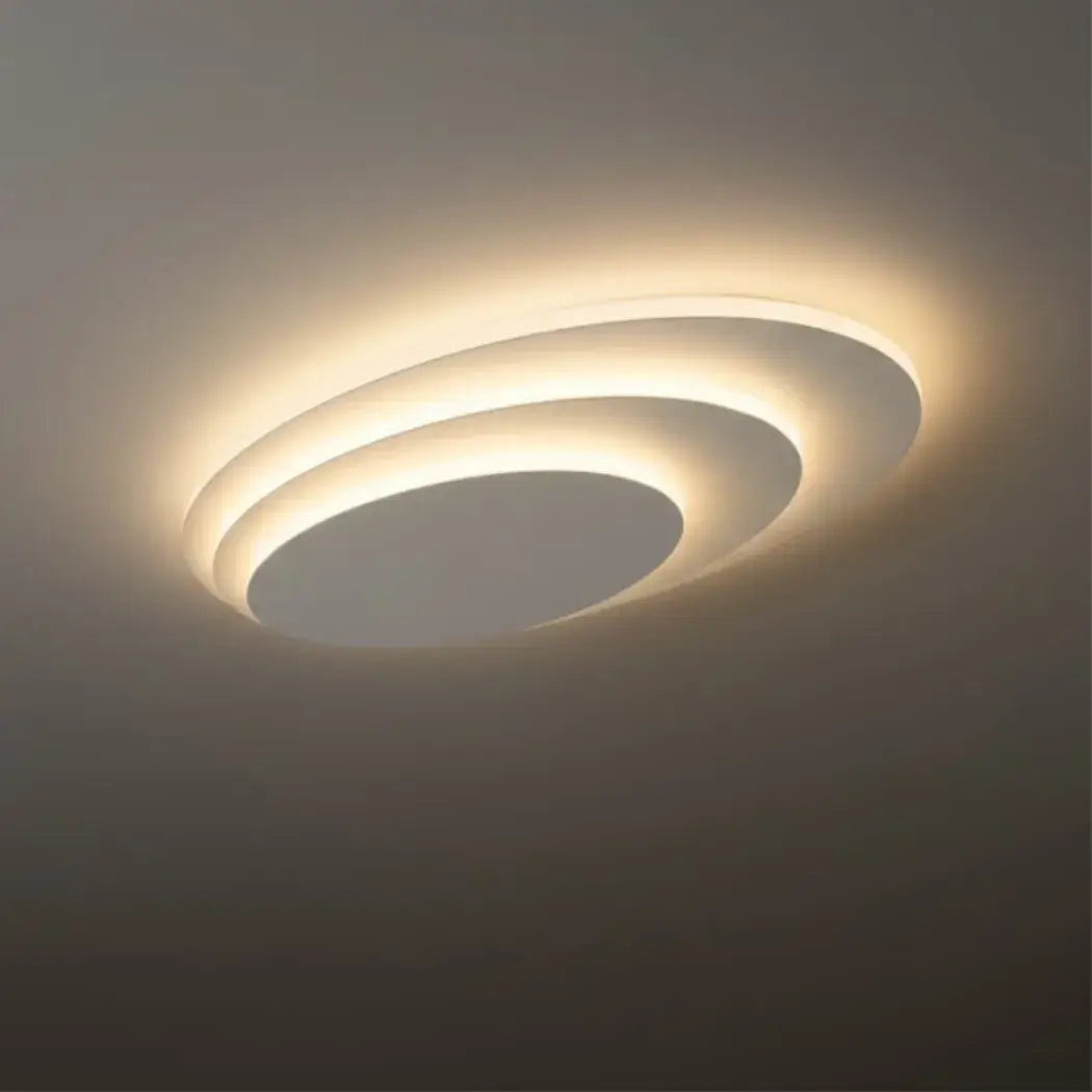 Crema Nordic Round Flush Mount Ceiling Light-Home & Garden > Lighting > Ceiling Lights-Laren Fete-C-Warm White (3000K)-Laren Fete