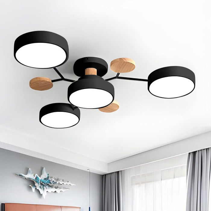 Cylindra Flush Mount Ceiling Light | Energy-Efficient LED, Modern Design 1