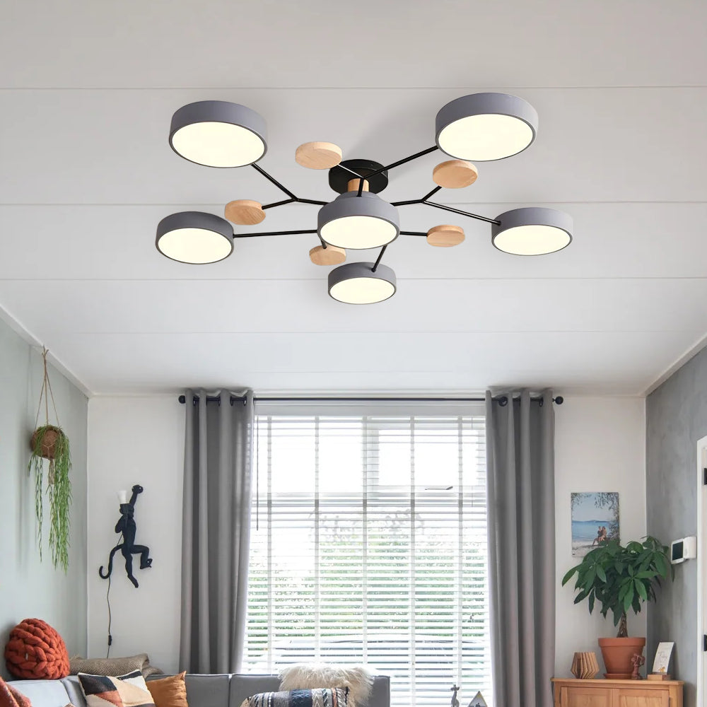 Cylindra Flush Mount Ceiling Light | Energy-Efficient LED, Modern Design 19