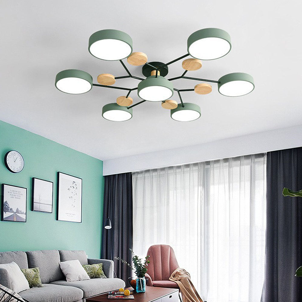 Cylindra Flush Mount Ceiling Light | Energy-Efficient LED, Modern Design 25