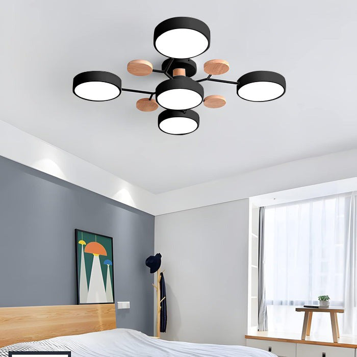 Cylindra Flush Mount Ceiling Light | Energy-Efficient LED, Modern Design 5