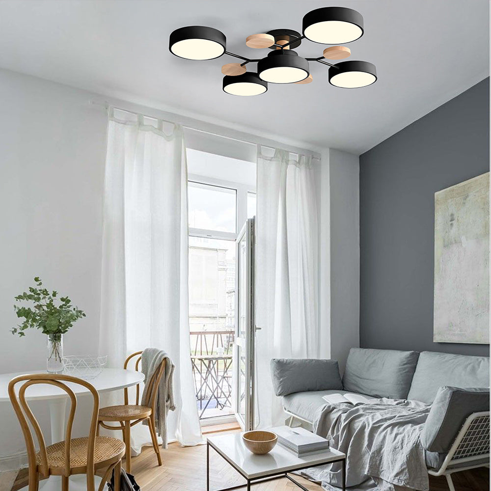 Cylindra Flush Mount Ceiling Light | Energy-Efficient LED, Modern Design 6