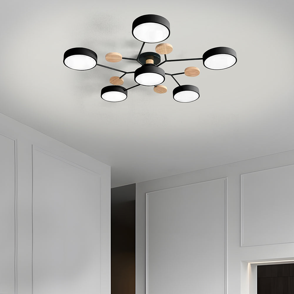 Cylindra Flush Mount Ceiling Light | Energy-Efficient LED, Modern Design 7