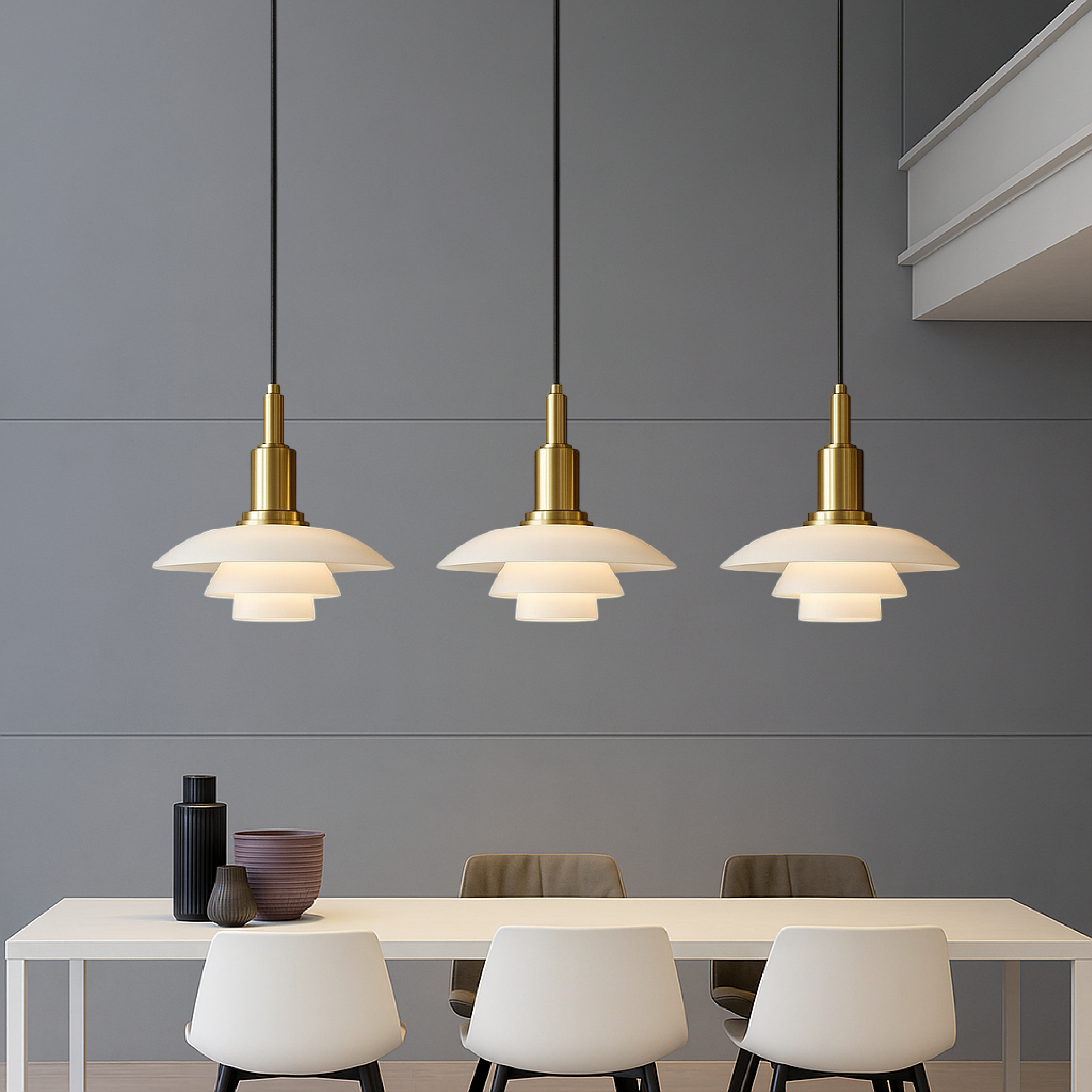 Dazzle Pendant Light | Glass, Scandinavian Design, Adjustable Height 4