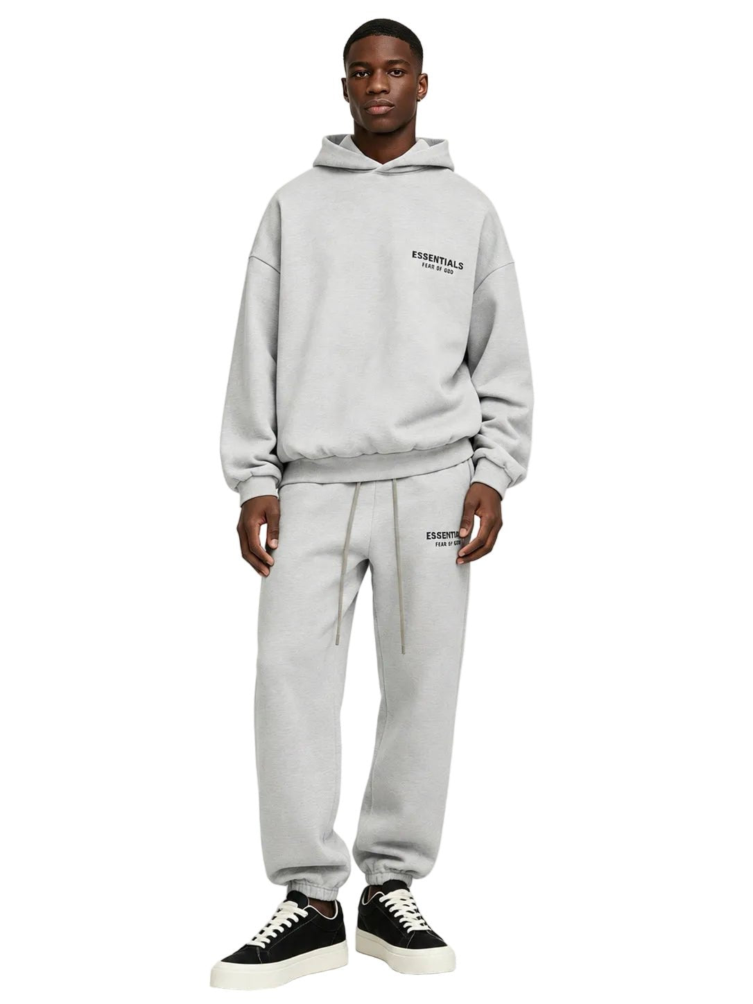 Fear of God Essentials Fleece Sweatpant Light Heather Gray FW24-Apparel & Accessories > Clothing > Sweatpants & Joggers-Laren Fete-Laren Fete