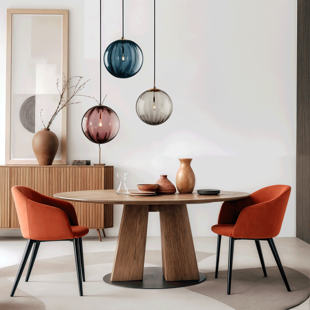 Felicity Bubble Pendant Light | Premium Glass, Minimalist Kitchen Island Lighting 2