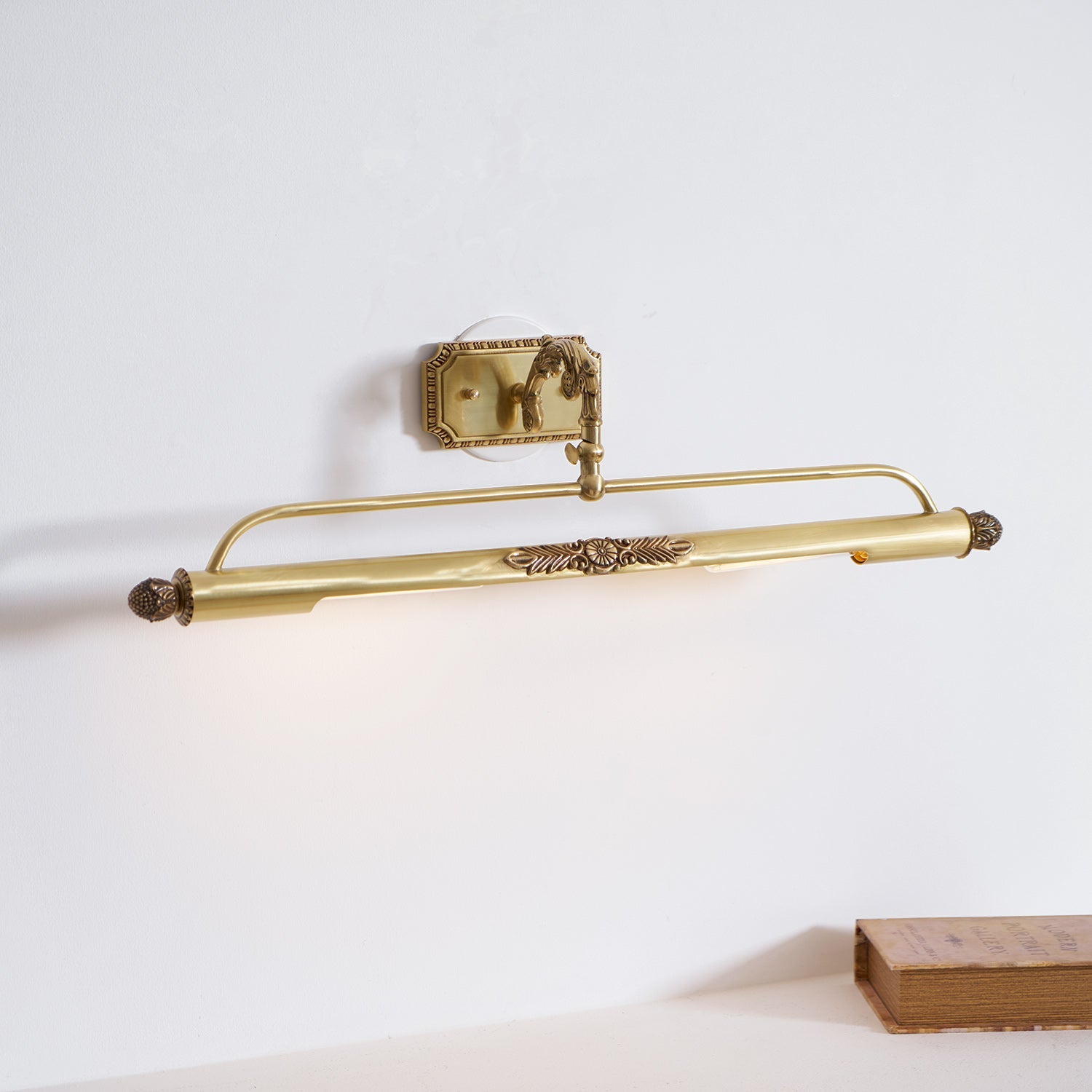 Galerie Brass Picture Light-Home & Garden > Lighting > Picture Lights-Laren Fete-L 45cm x H 15.5cm / L 17.7″ x H 6.1″-Brass-Laren Fete