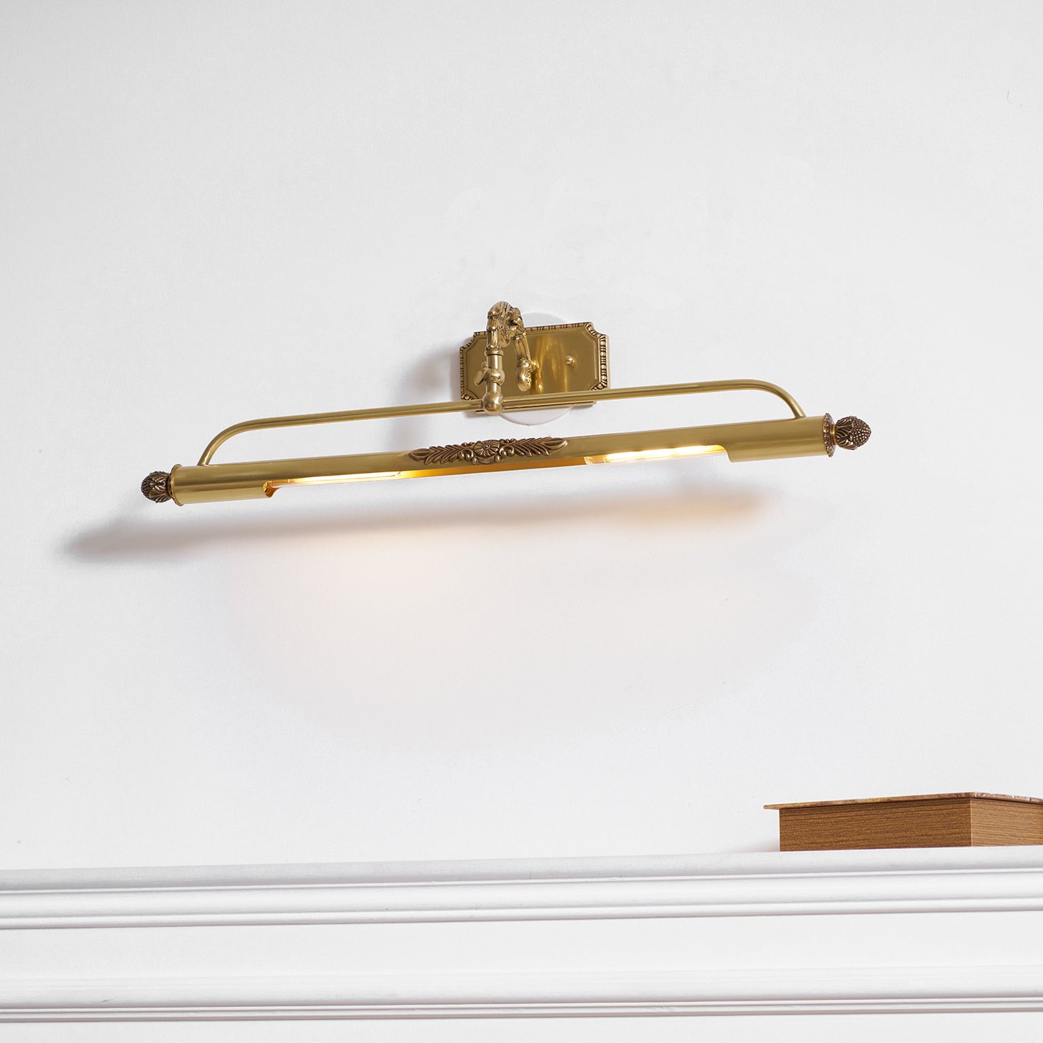 Galerie Brass Picture Light-Home & Garden > Lighting > Picture Lights-Laren Fete-L 45cm x H 15.5cm / L 17.7″ x H 6.1″-Brass-Laren Fete