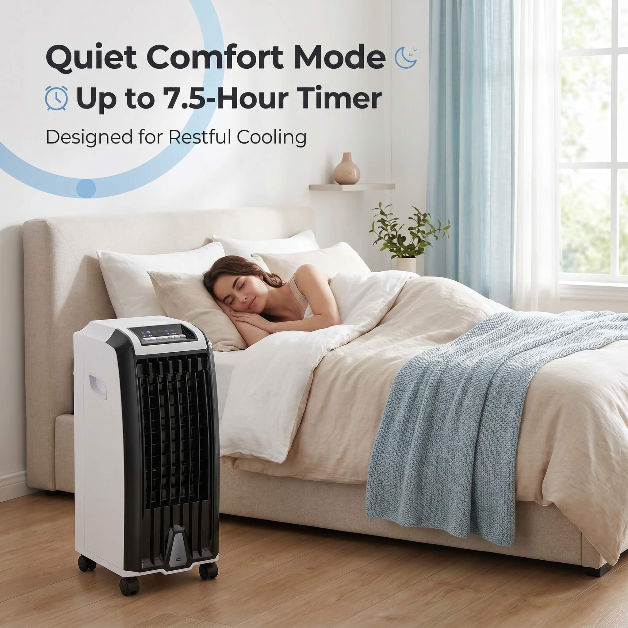 Glacius Windowless Portable Air Conditioner-Home & Garden > Heating, Cooling & Air > Air Conditioners-Laren Fete-Laren Fete