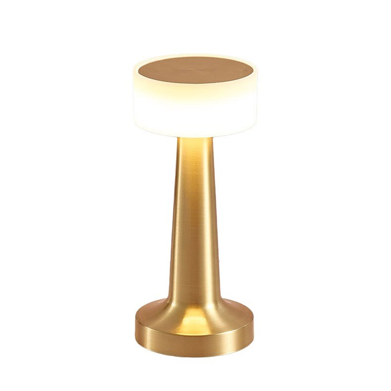 Halo Cordless Disc Table Lamp-Home & Garden > Lighting > Table Lamps-Laren Fete-Gold-Laren Fete