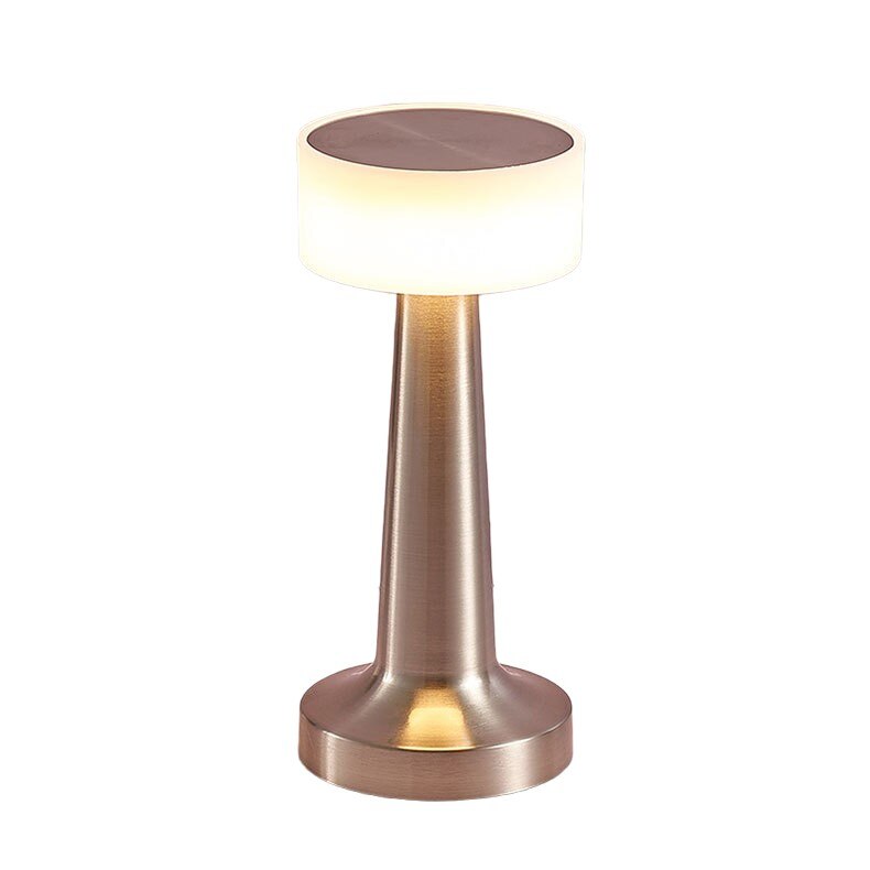 Halo Cordless Disc Table Lamp-Home & Garden > Lighting > Table Lamps-Laren Fete-Silver-Laren Fete