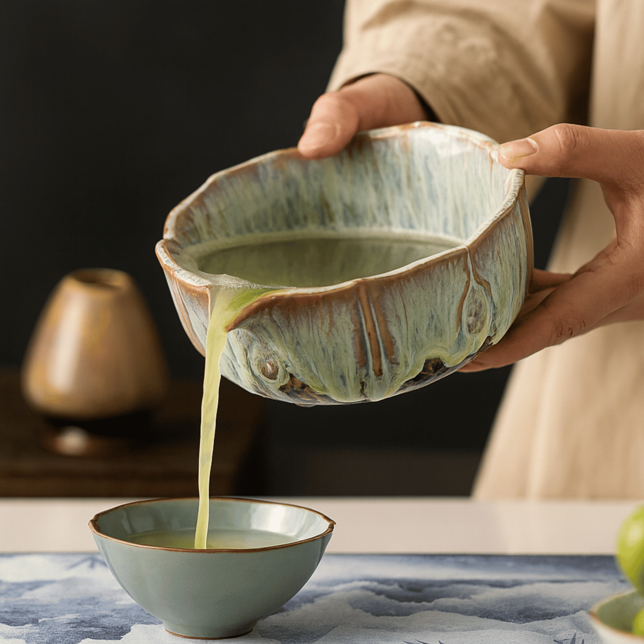HanaKyo Petal Matcha Set – 8-Piece Kiln-Glazed Ceremony Kit-Home & Garden > Kitchen & Dining > Serveware > Tea Sets & Teapots-Laren Fete-Glazed Pink-Laren Fete