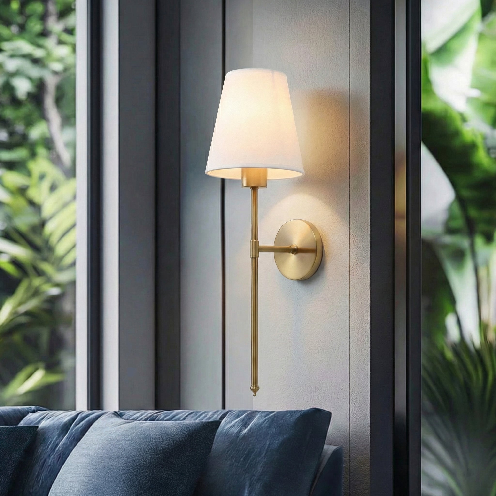 Haven Rechargeable Fabric Wall Sconce-Home & Garden > Lighting > Wall Lights & Sconces-Laren Fete-Black-Laren Fete