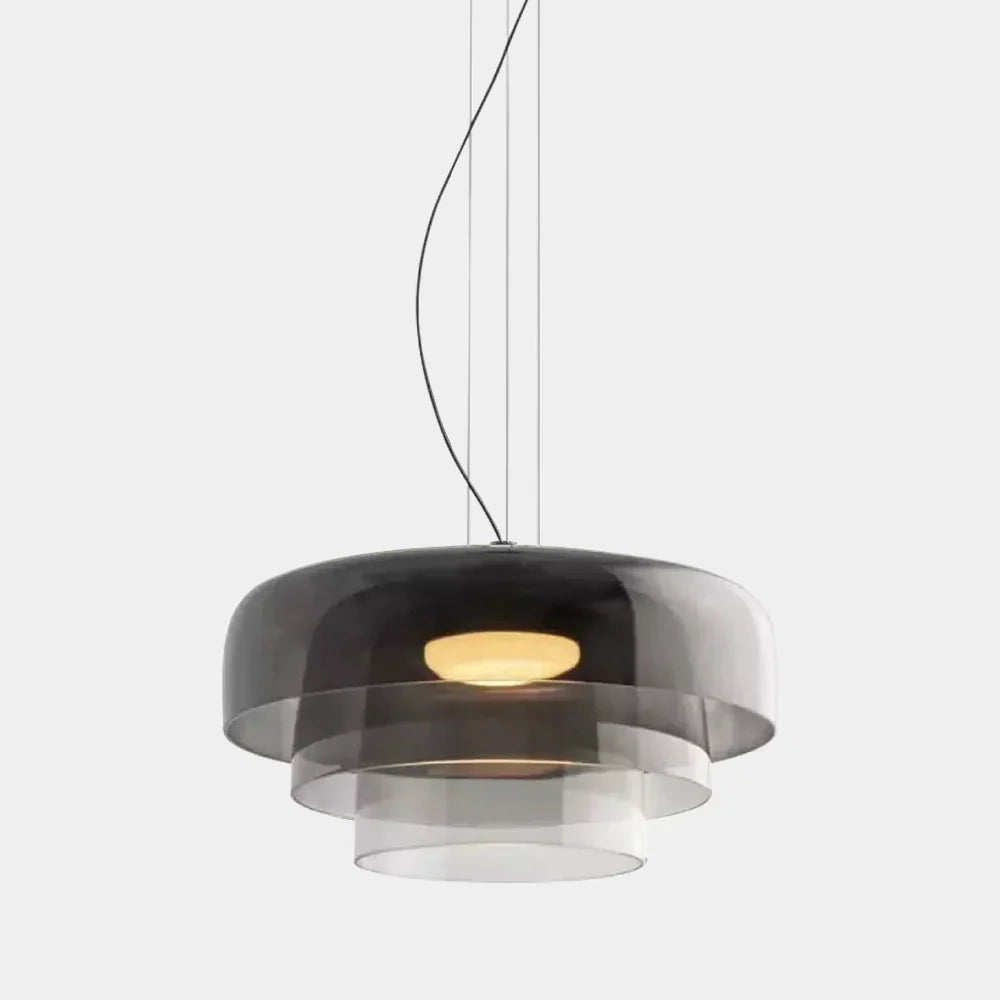 Imperial Glow Pendant Light | Layered Glass, Retro Style 12
