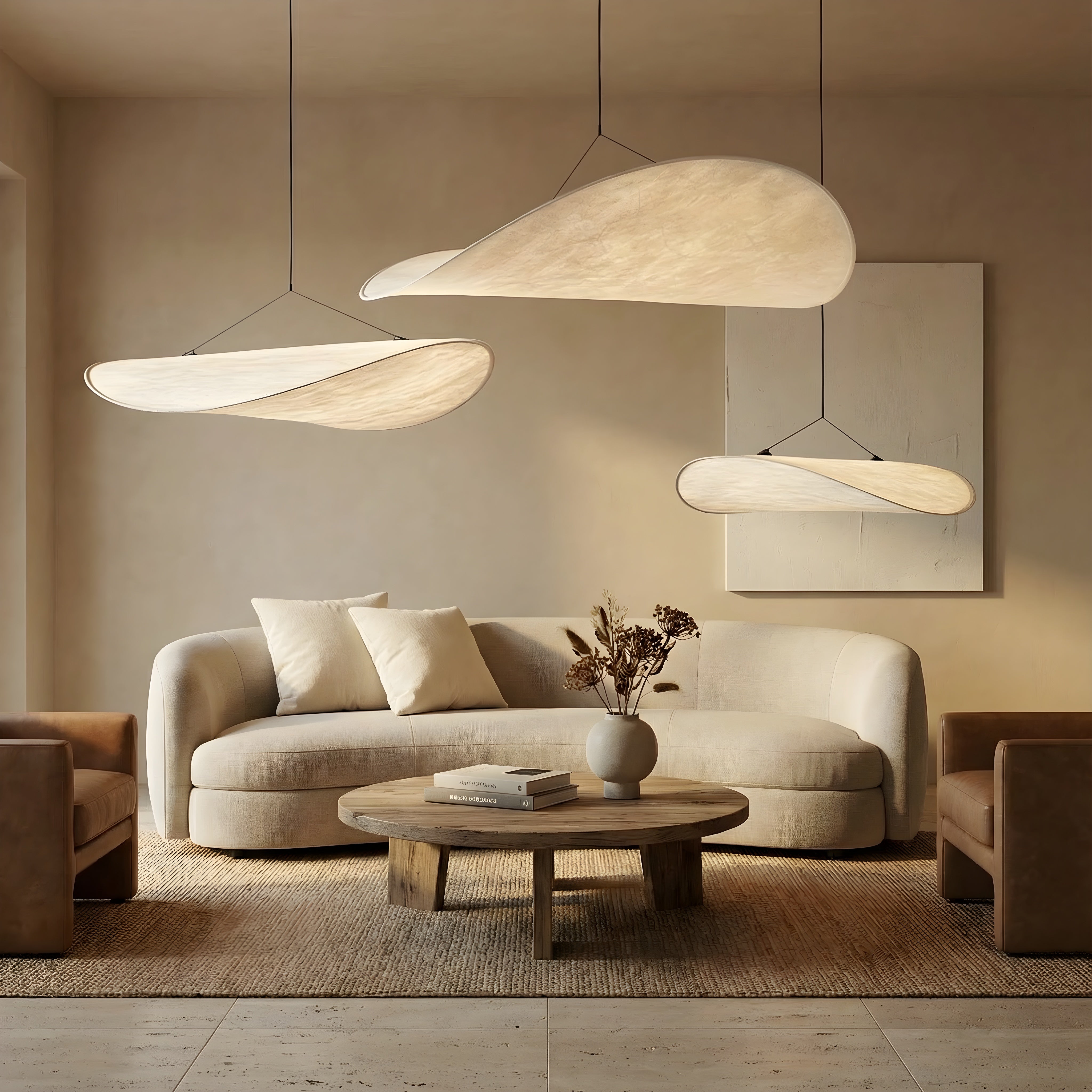 Javari Black Pendant Light | Silk Shade, Modern Minimalist 2