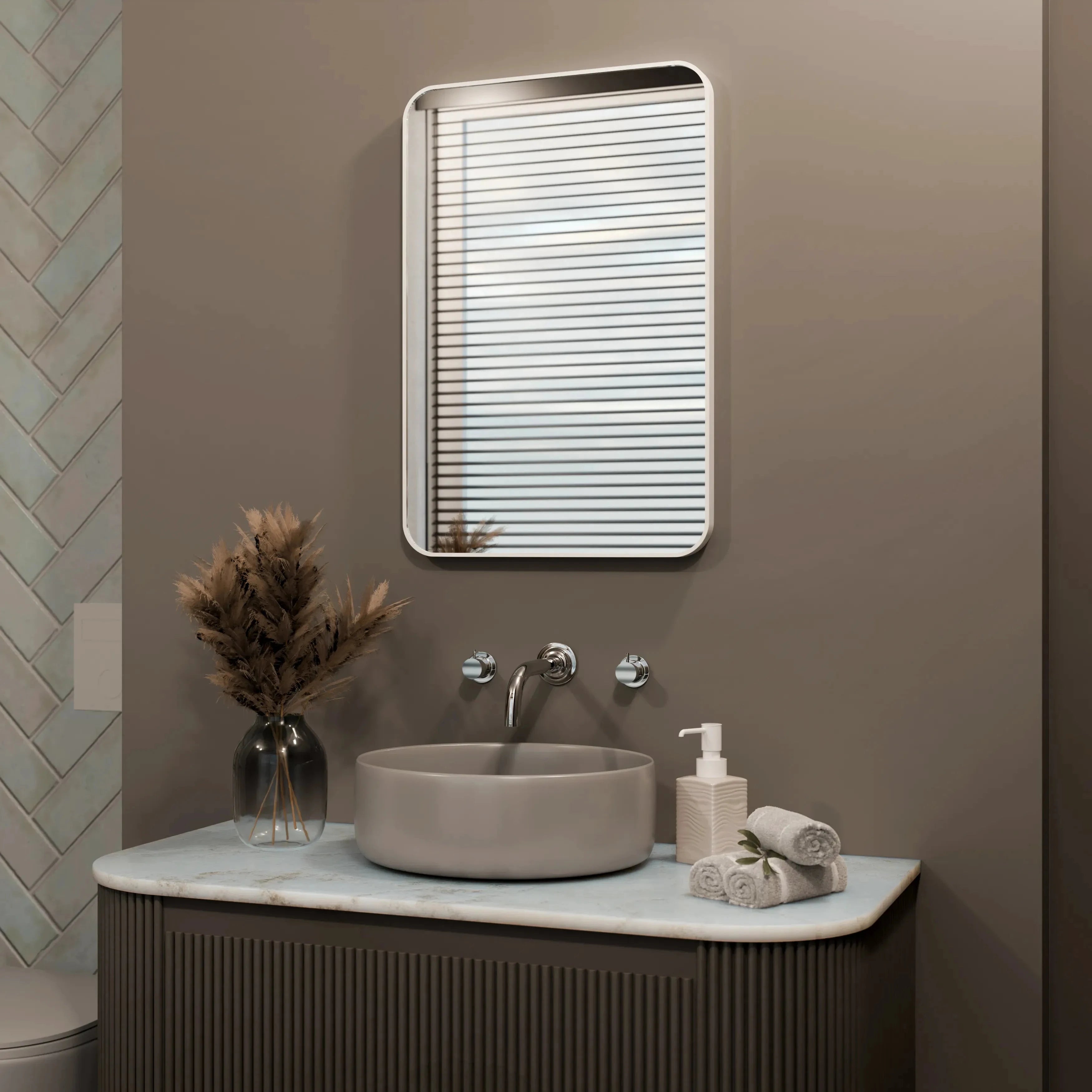 Jett Bathroom Mirror | Slim Frame, Rotatable Design 11