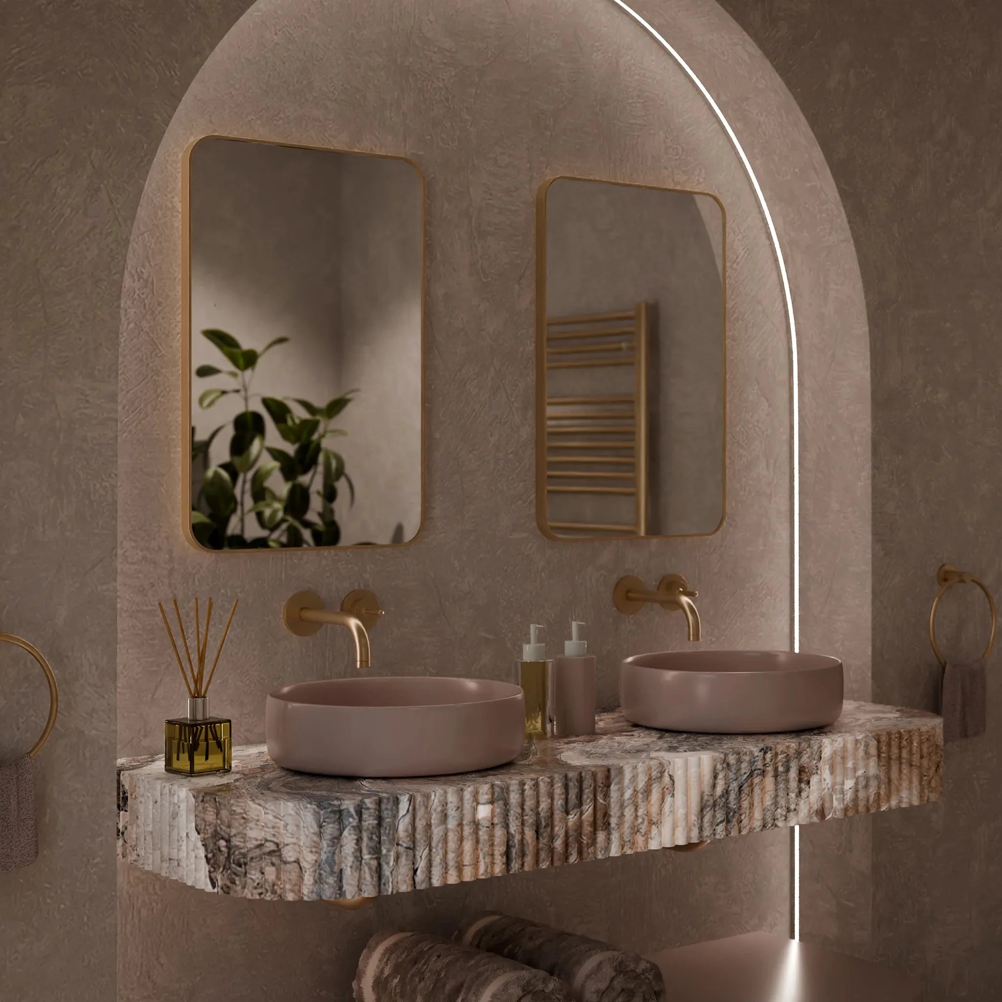 Jett Bathroom Mirror | Slim Frame, Rotatable Design 15