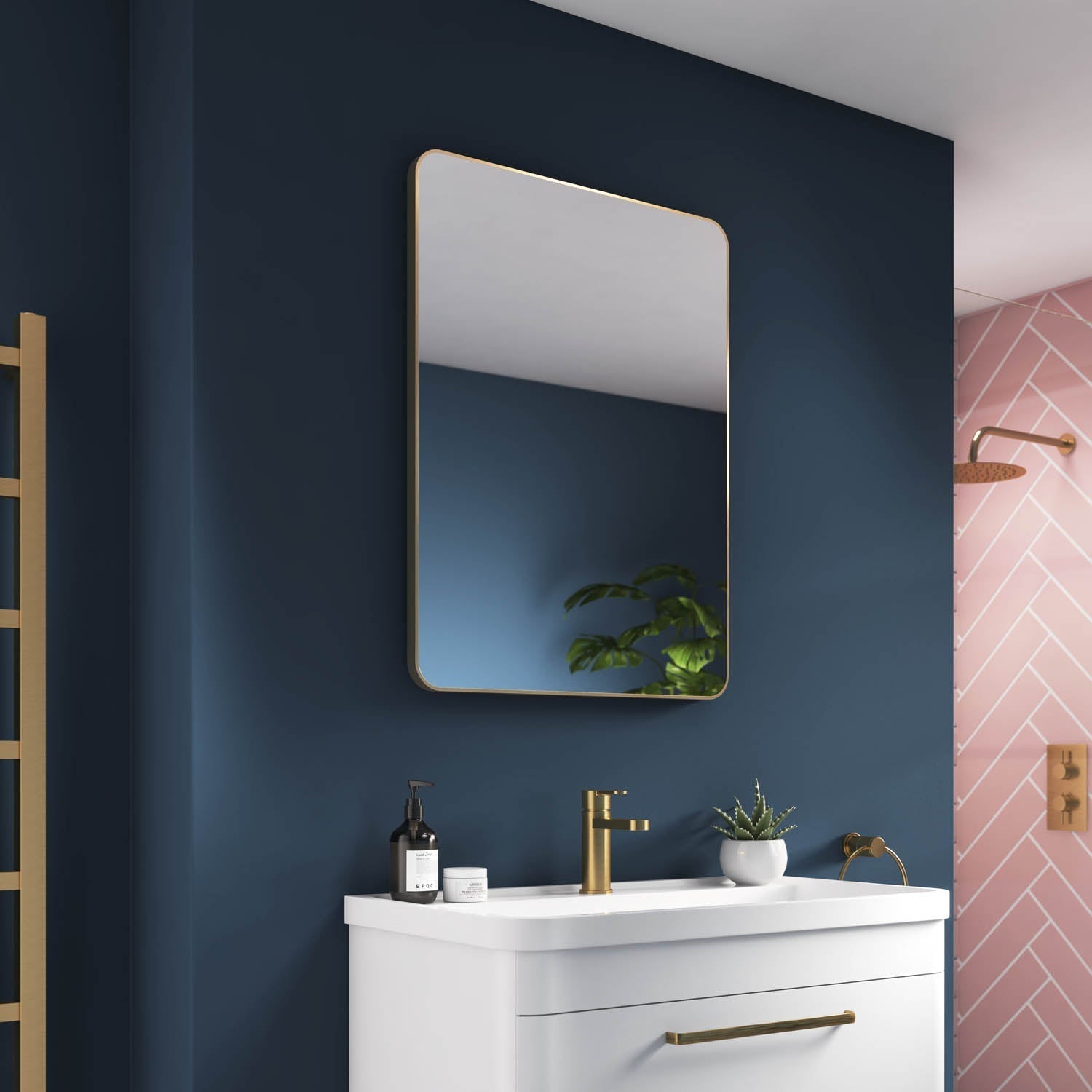 Jett Bathroom Mirror | Slim Frame, Rotatable Design 18