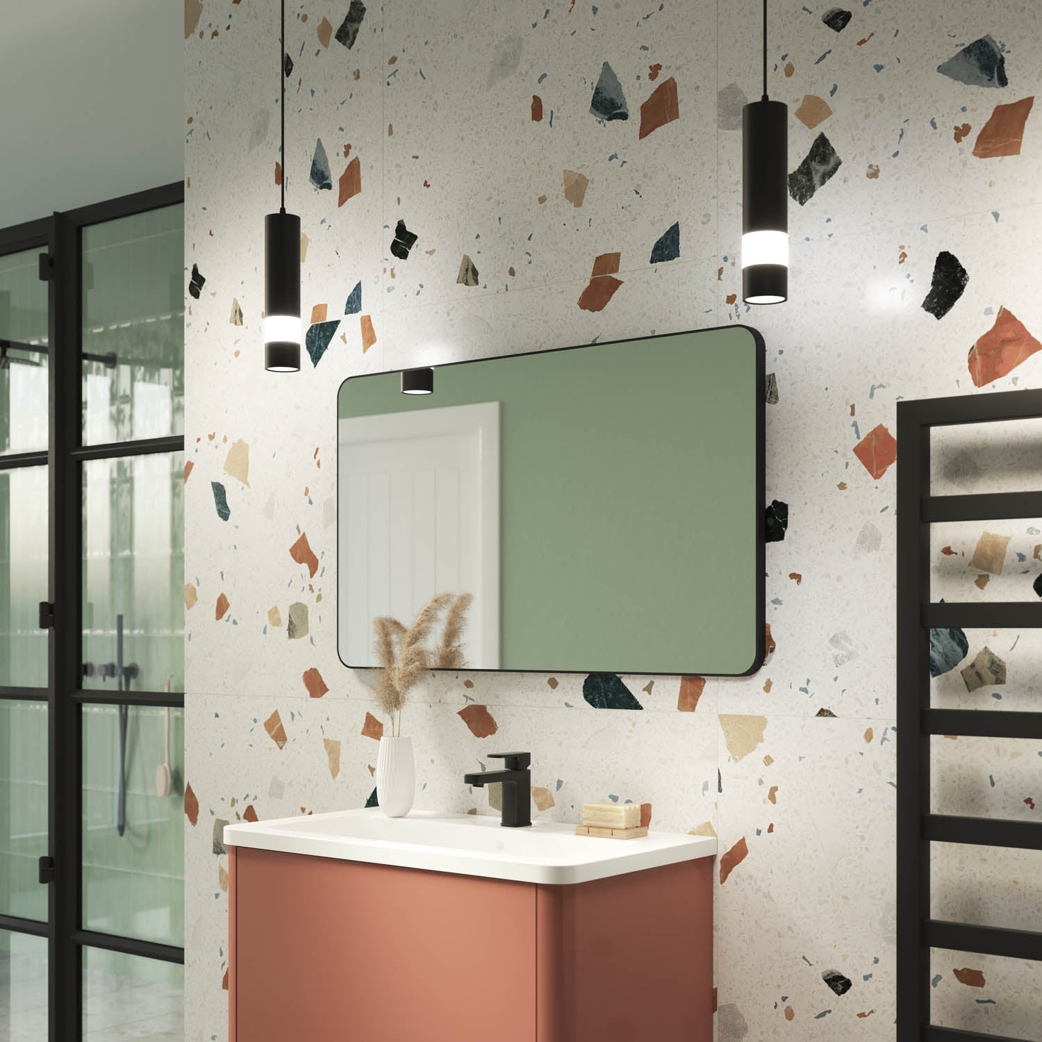 Jett Bathroom Mirror | Slim Frame, Rotatable Design 19
