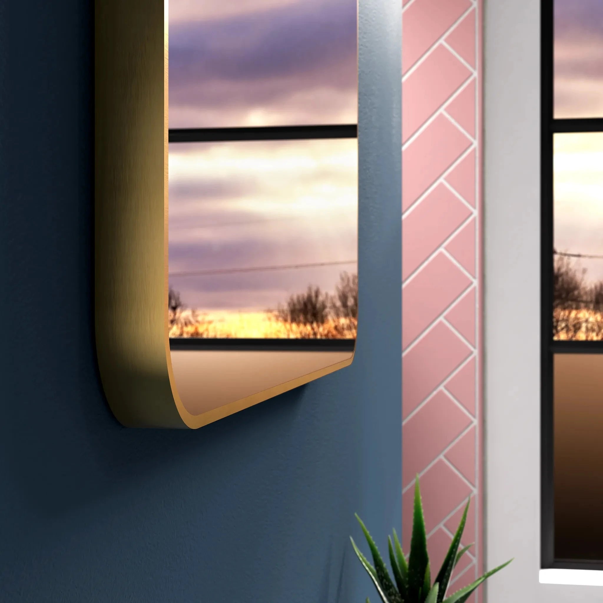 Jett Bathroom Mirror | Slim Frame, Rotatable Design 2