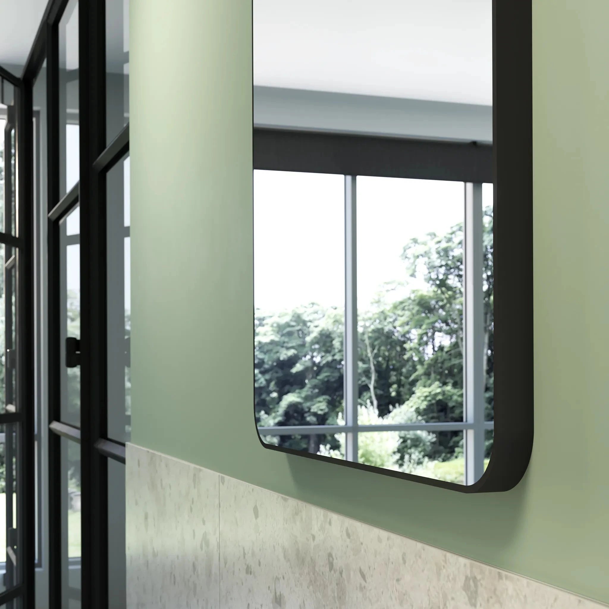 Jett Bathroom Mirror | Slim Frame, Rotatable Design 5