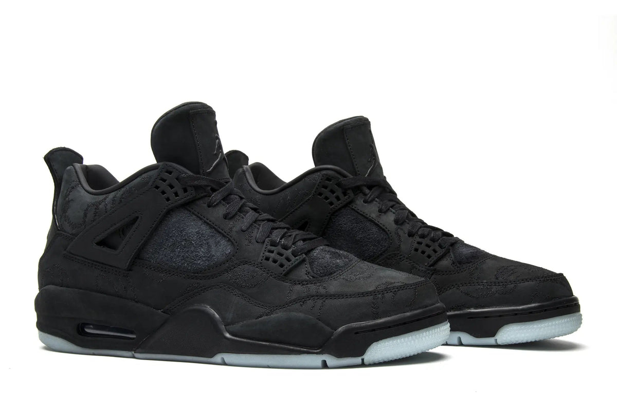 KAWS x Jordan 4 Retro 'Black'-Jordan 4-Laren Fete-Laren Fete