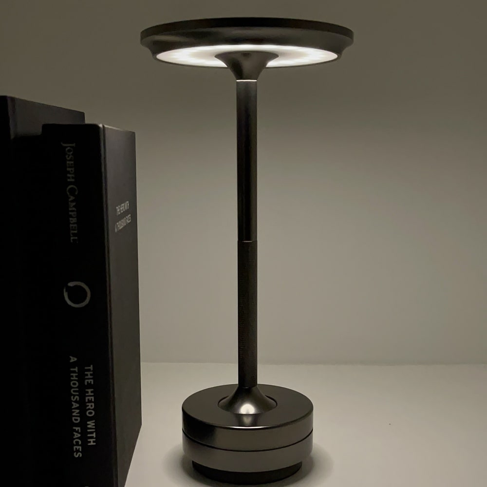 Kova Aluminium Cordless Table Lamp-Home & Garden > Lighting > Table Lamps-Laren Fete-Gold-Laren Fete