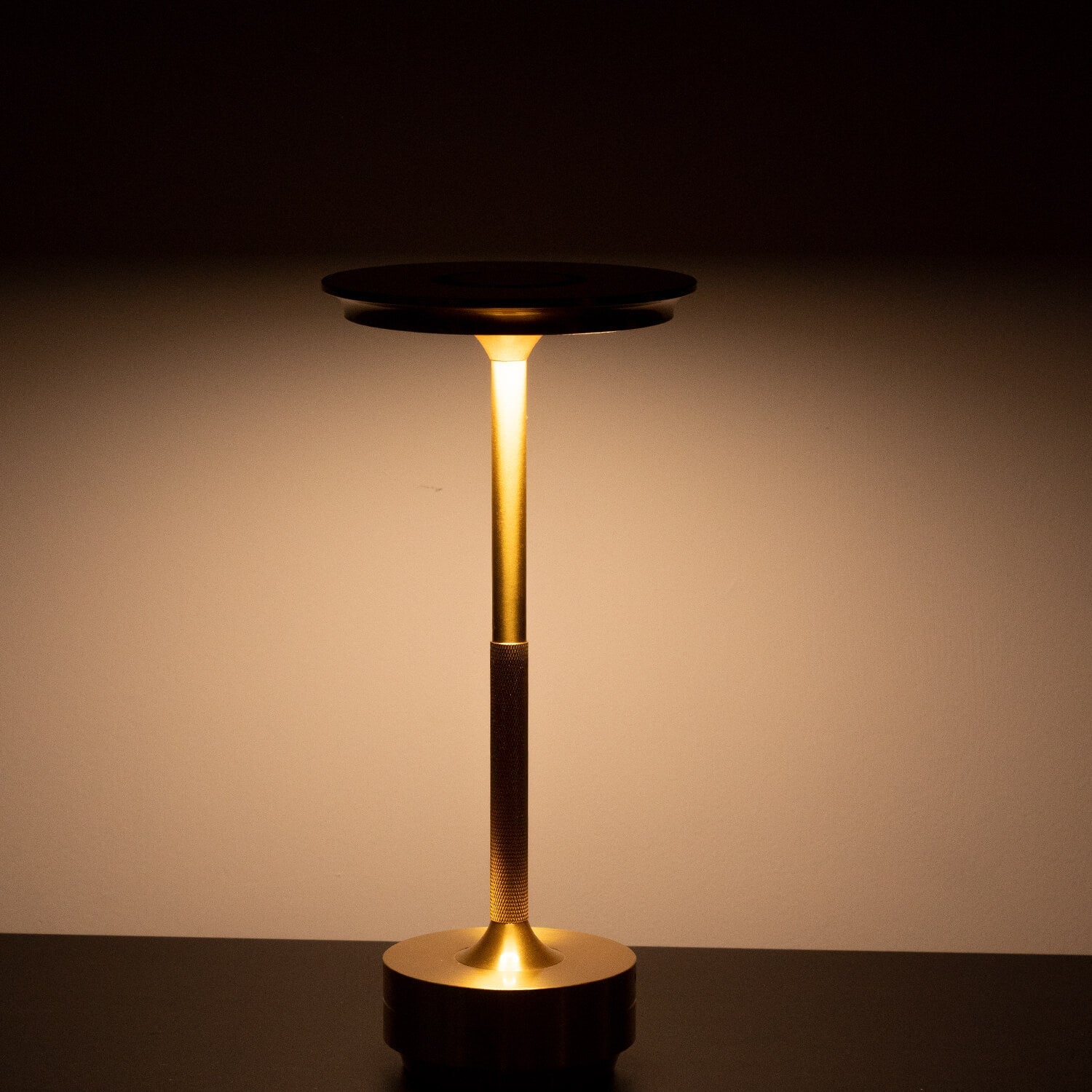 Kova Aluminium Cordless Table Lamp-Home & Garden > Lighting > Table Lamps-Laren Fete-Gold-Laren Fete