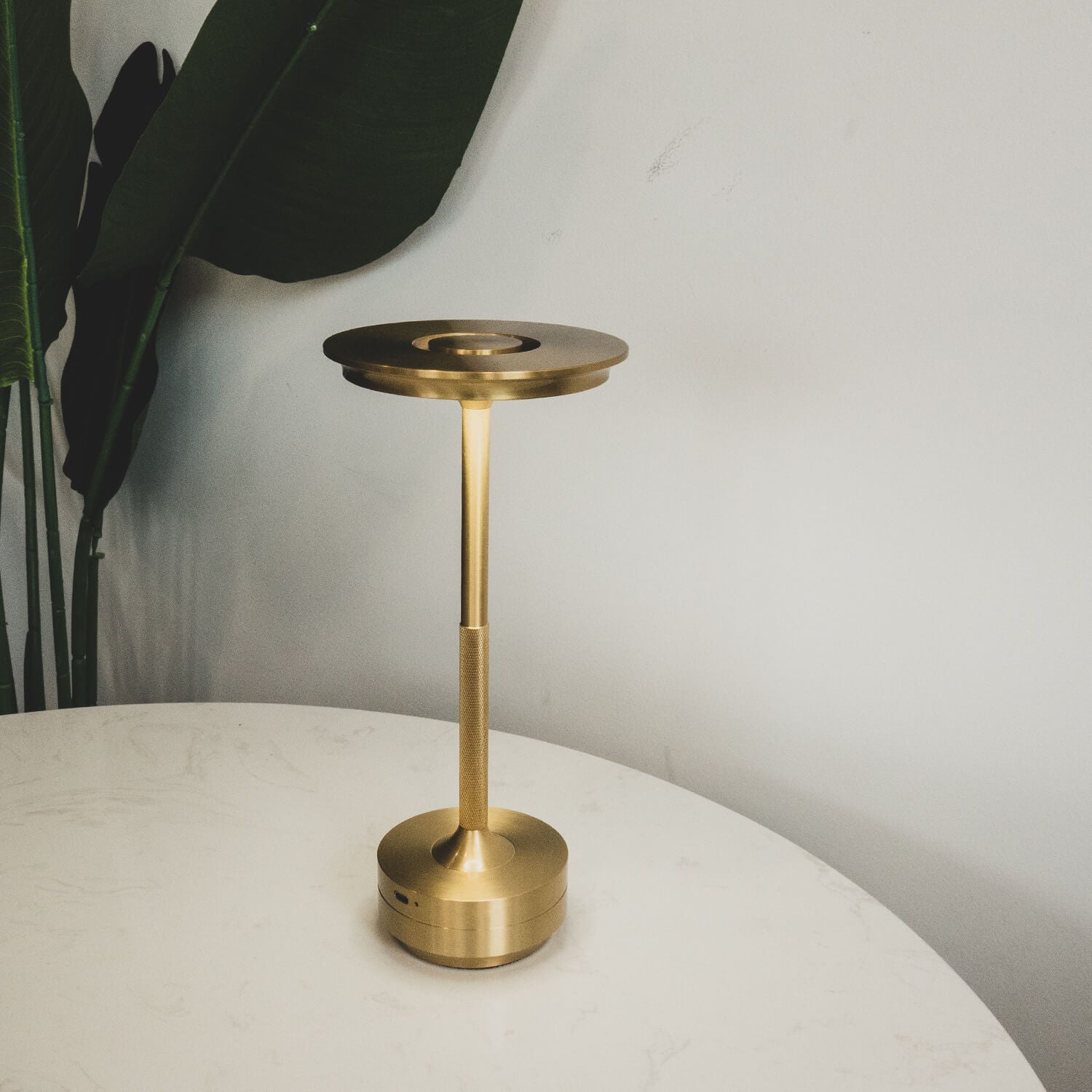 Kova Aluminium Cordless Table Lamp-Home & Garden > Lighting > Table Lamps-Laren Fete-Gold-Laren Fete