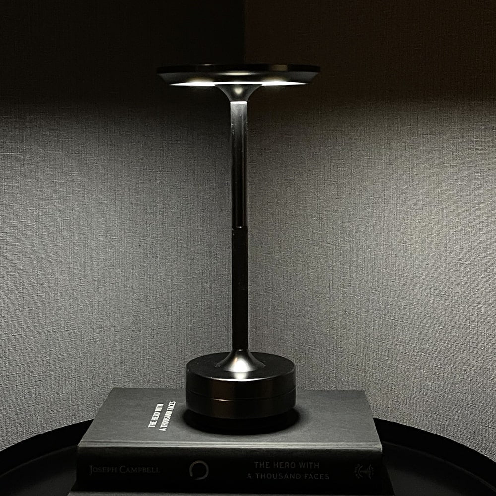 Kova Aluminium Cordless Table Lamp-Home & Garden > Lighting > Table Lamps-Laren Fete-Gold-Laren Fete