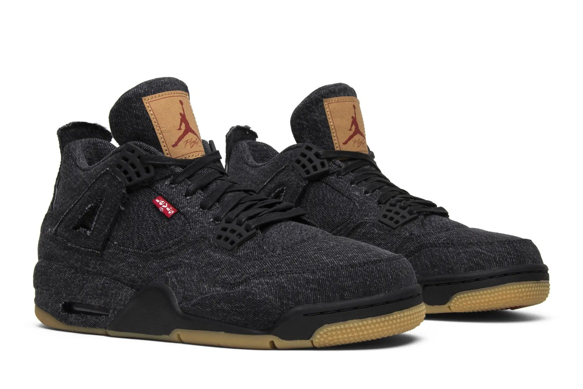 Levi's x Jordan 4 Retro 'Black Denim'-Jordan 4-Laren Fete-Laren Fete