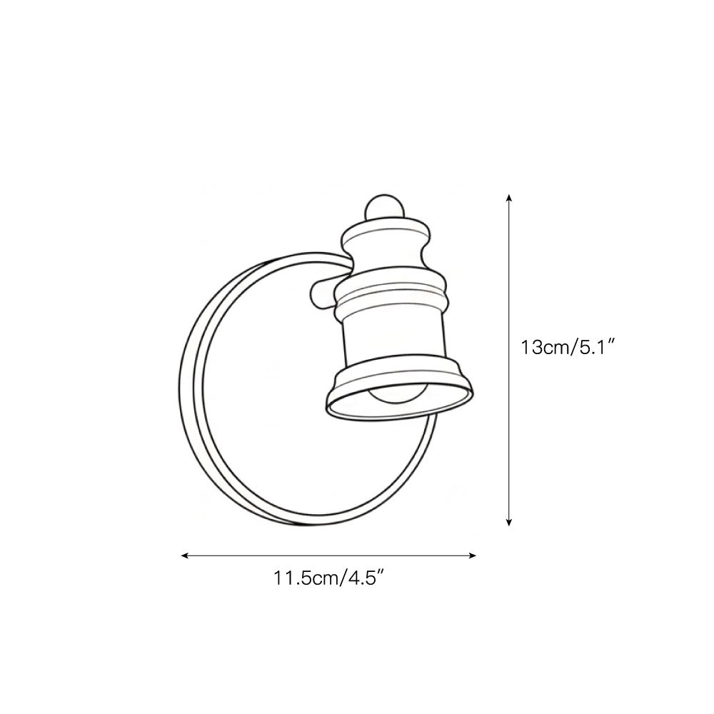 Linea Brass Spotlight Bar-Home & Garden > Lighting > Wall Lights & Sconces-Laren Fete-1 heads L 11.5cm x H 13cm / L 4.5″ x H 5.1″-Brass-Warm Light-Laren Fete