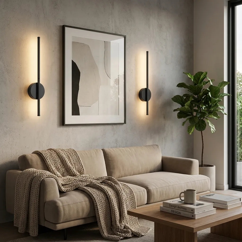 Lumina Magnetic Cordless Sconce-Home & Garden > Lighting > Wall Lights & Sconces-Laren Fete-Black (2pcs)-Laren Fete