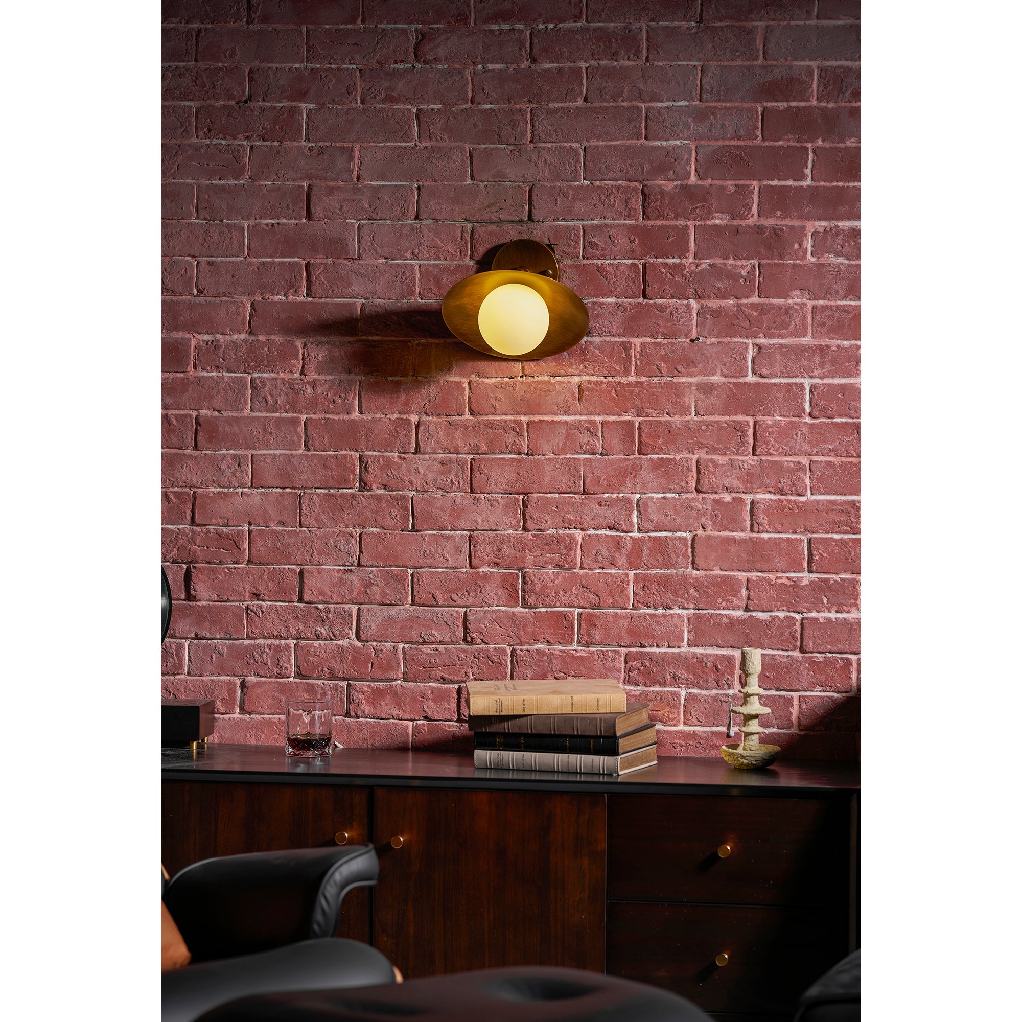 Marie Brass Dome Ceiling Lamp-Home & Garden > Lighting > Ceiling Lights-Laren Fete-D 25.5cm x H 23cm / ∅ 10″ x H 9.1″-Antique Brass-Glass Lampshade-Laren Fete