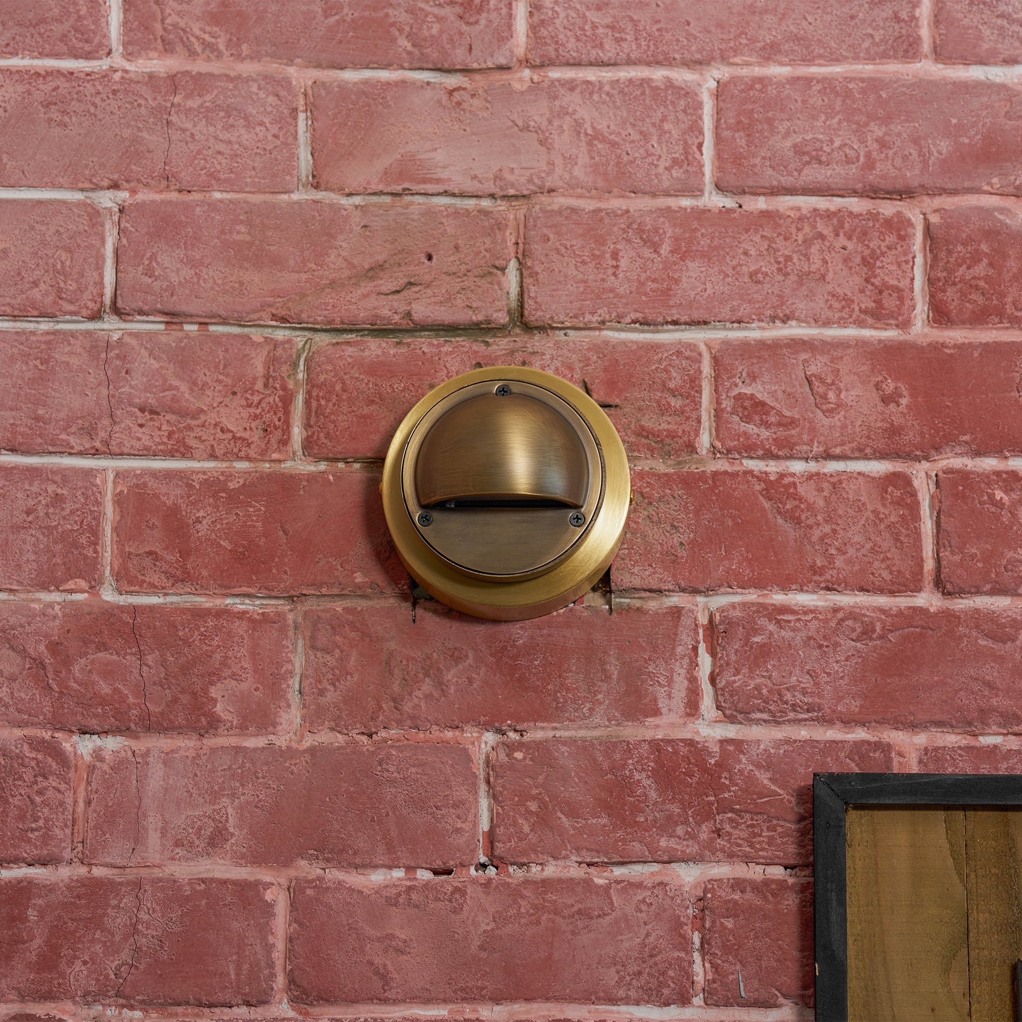 Marin Brass Wall Sconce-Home & Garden > Lighting > Wall Lights & Sconces-Laren Fete-D 10cm x W 5cm x H 10cm / ∅ 3.9″ x W 2″ x H 3.9″-Antique Brass-Laren Fete