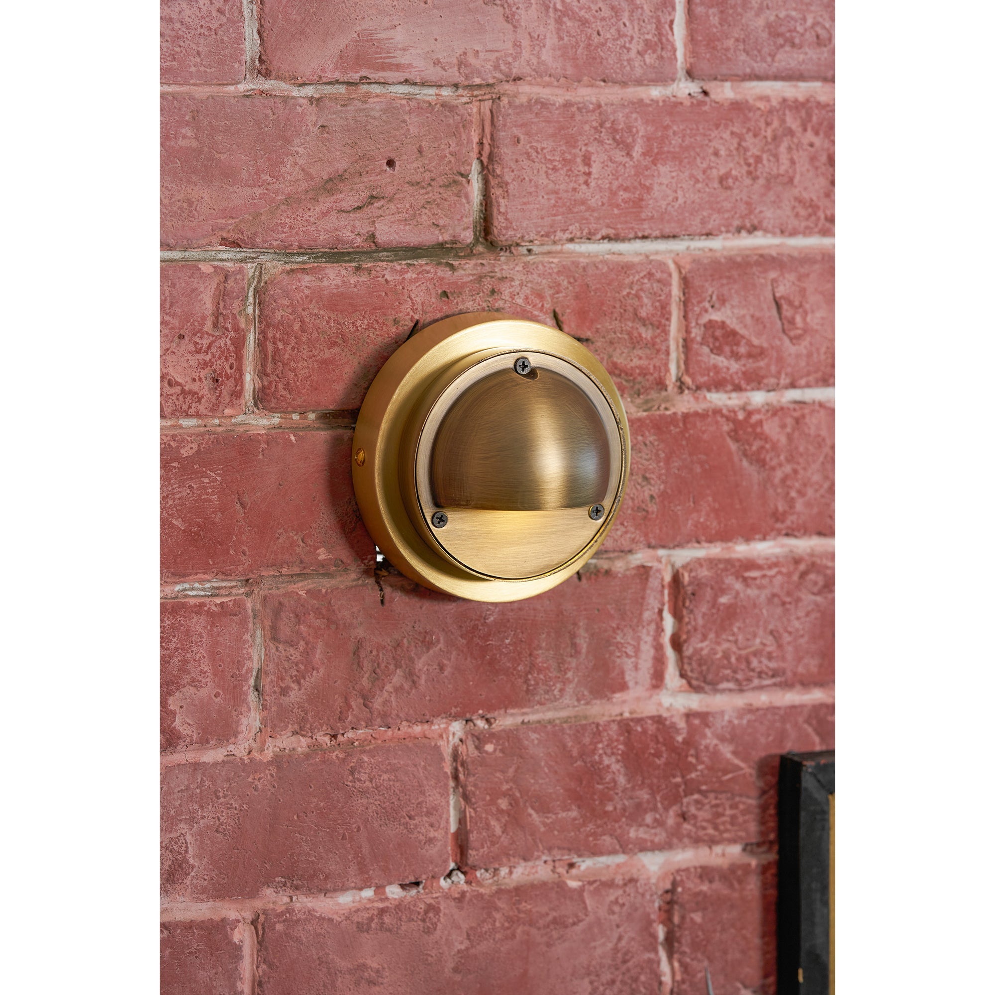 Marin Brass Wall Sconce-Home & Garden > Lighting > Wall Lights & Sconces-Laren Fete-D 10cm x W 5cm x H 10cm / ∅ 3.9″ x W 2″ x H 3.9″-Antique Brass-Laren Fete