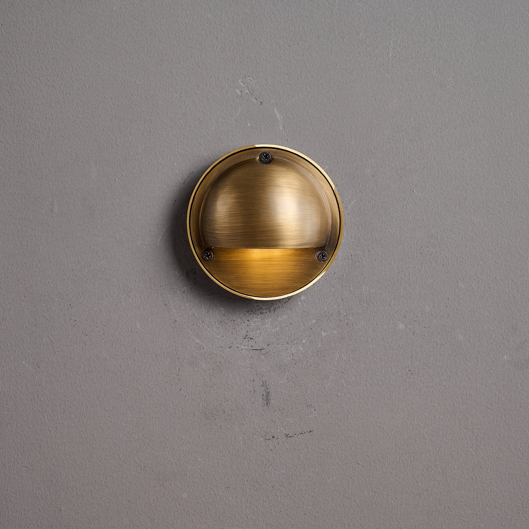 Marin Brass Wall Sconce-Home & Garden > Lighting > Wall Lights & Sconces-Laren Fete-D 10cm x W 5cm x H 10cm / ∅ 3.9″ x W 2″ x H 3.9″-Antique Brass-Laren Fete