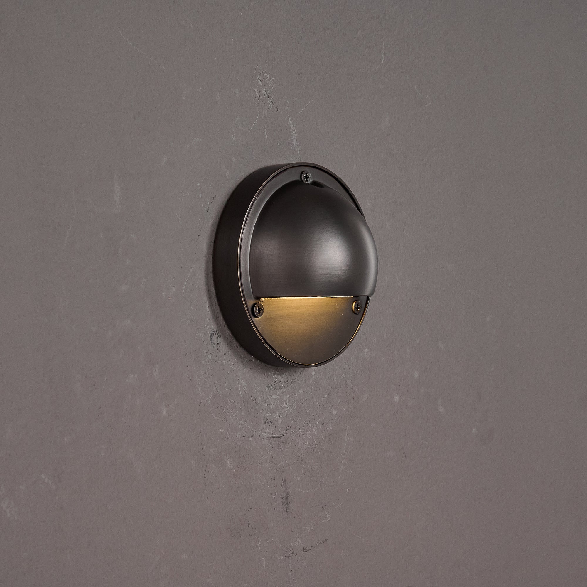 Marin Brass Wall Sconce-Home & Garden > Lighting > Wall Lights & Sconces-Laren Fete-D 10cm x W 5cm x H 10cm / ∅ 3.9″ x W 2″ x H 3.9″-Antique Brass-Laren Fete