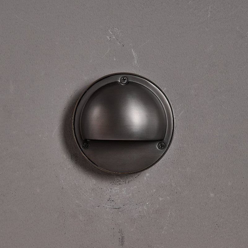 Marin Brass Wall Sconce-Home & Garden > Lighting > Wall Lights & Sconces-Laren Fete-D 10cm x W 5cm x H 10cm / ∅ 3.9″ x W 2″ x H 3.9″-Matte Black-Laren Fete
