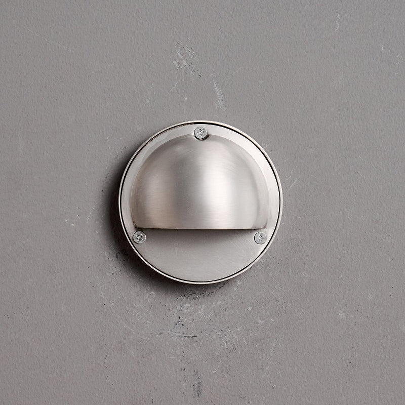 Marin Brass Wall Sconce-Home & Garden > Lighting > Wall Lights & Sconces-Laren Fete-D 10cm x W 5cm x H 10cm / ∅ 3.9″ x W 2″ x H 3.9″-Silver-Laren Fete