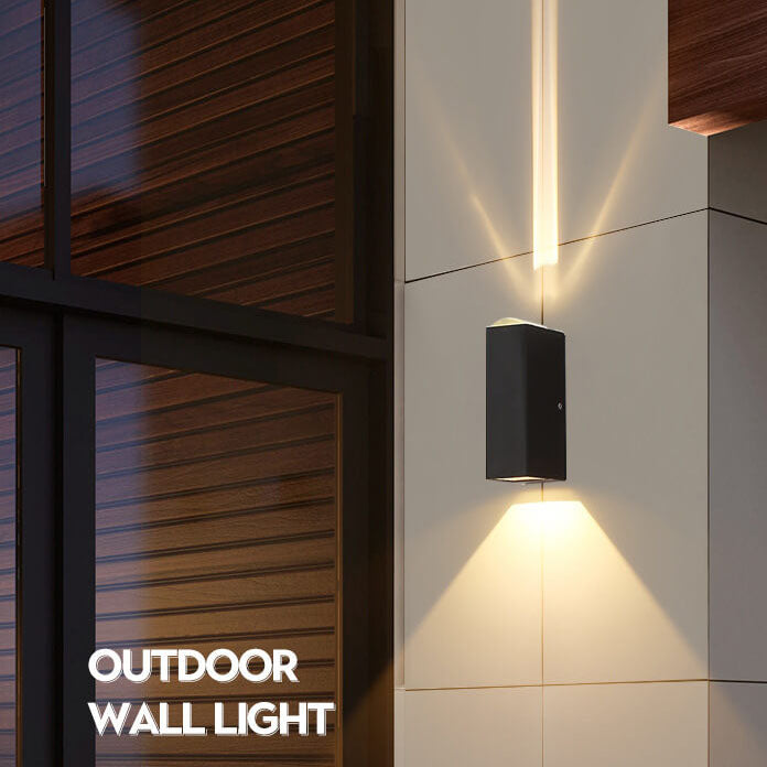 Maverick Modern Outdoor Wall Light | Waterproof Aluminum, Black Finish 11