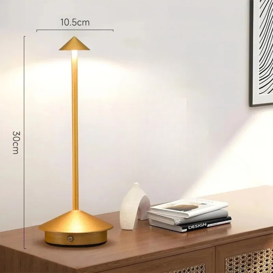 Mira LED Table Lamp | Aluminium, Rechargeable Touch Control, Versatile Lighting 3